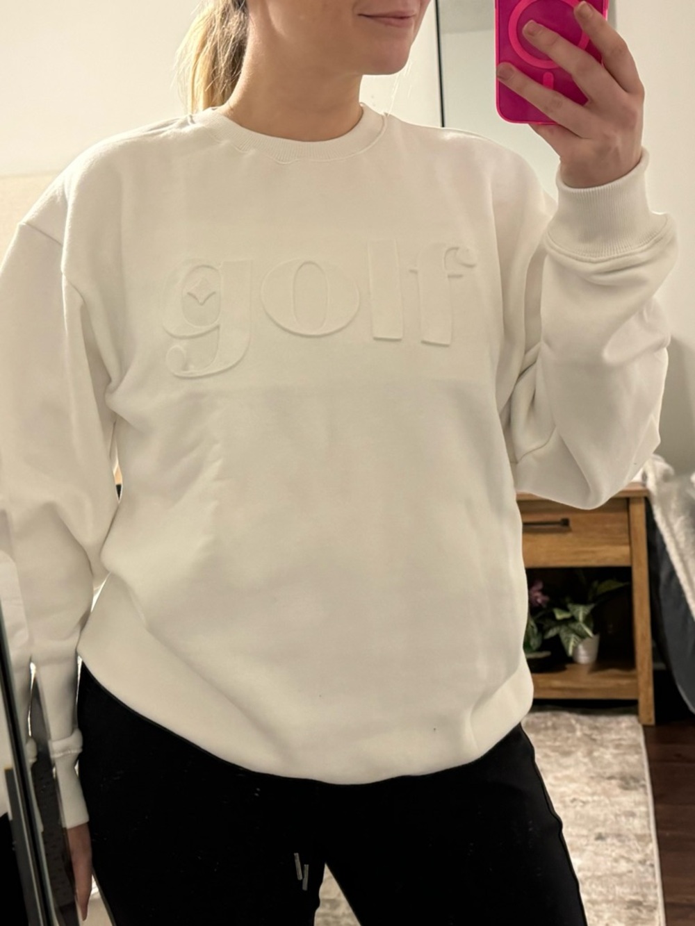 Golf Embroidered White Sweatshirt - Picture 15 of 15